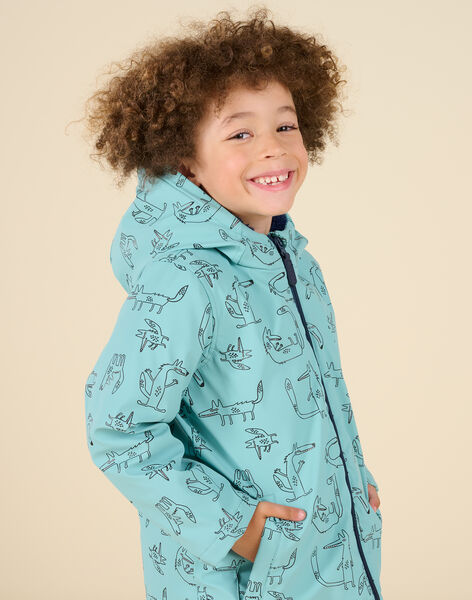 Cappotto con cappuccio e stampa volpe POGROIMP2 / 22W902F2D59C219