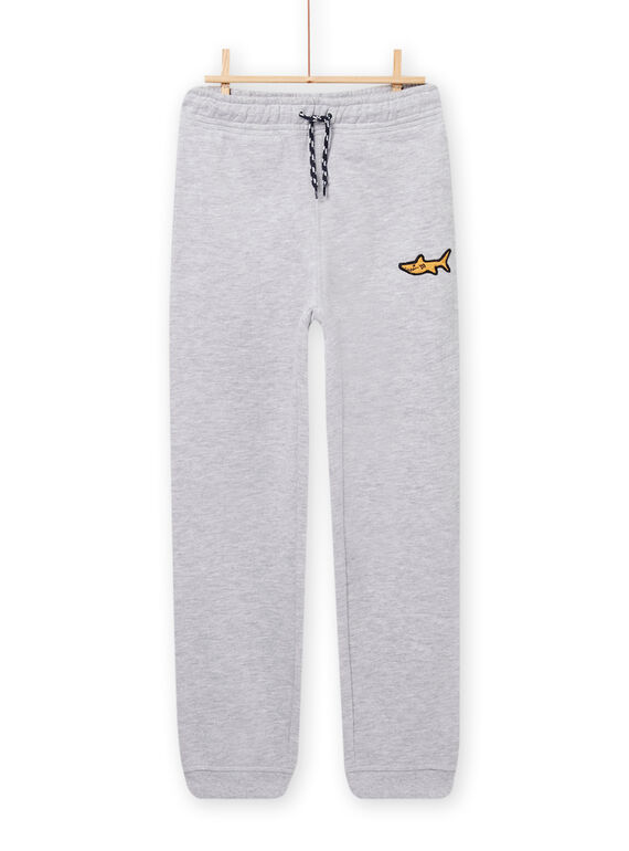 Pantaloni sportivi grigi melange bambino NOJOJOB2 / 22S90262JGBJ922