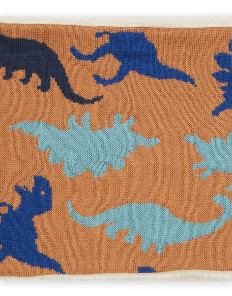 Scaldacollo in jacquard dinosauri PYOGROSNO5 / 22WI02G3SNOI814