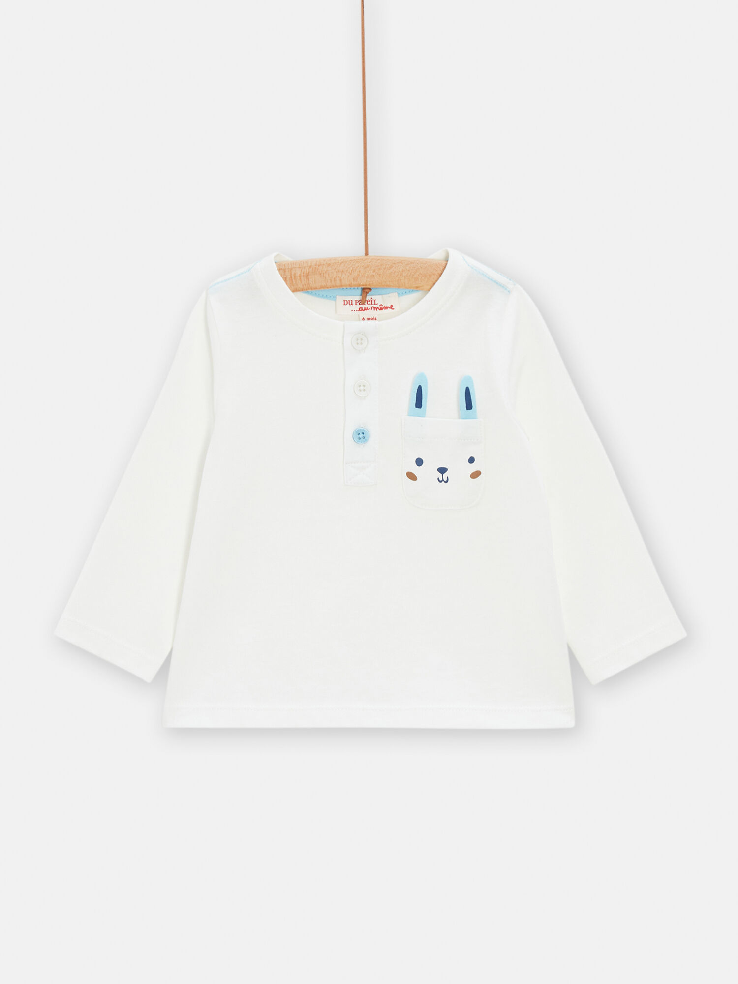 T shirt bianca neonato acquisto online T shirt DPAM