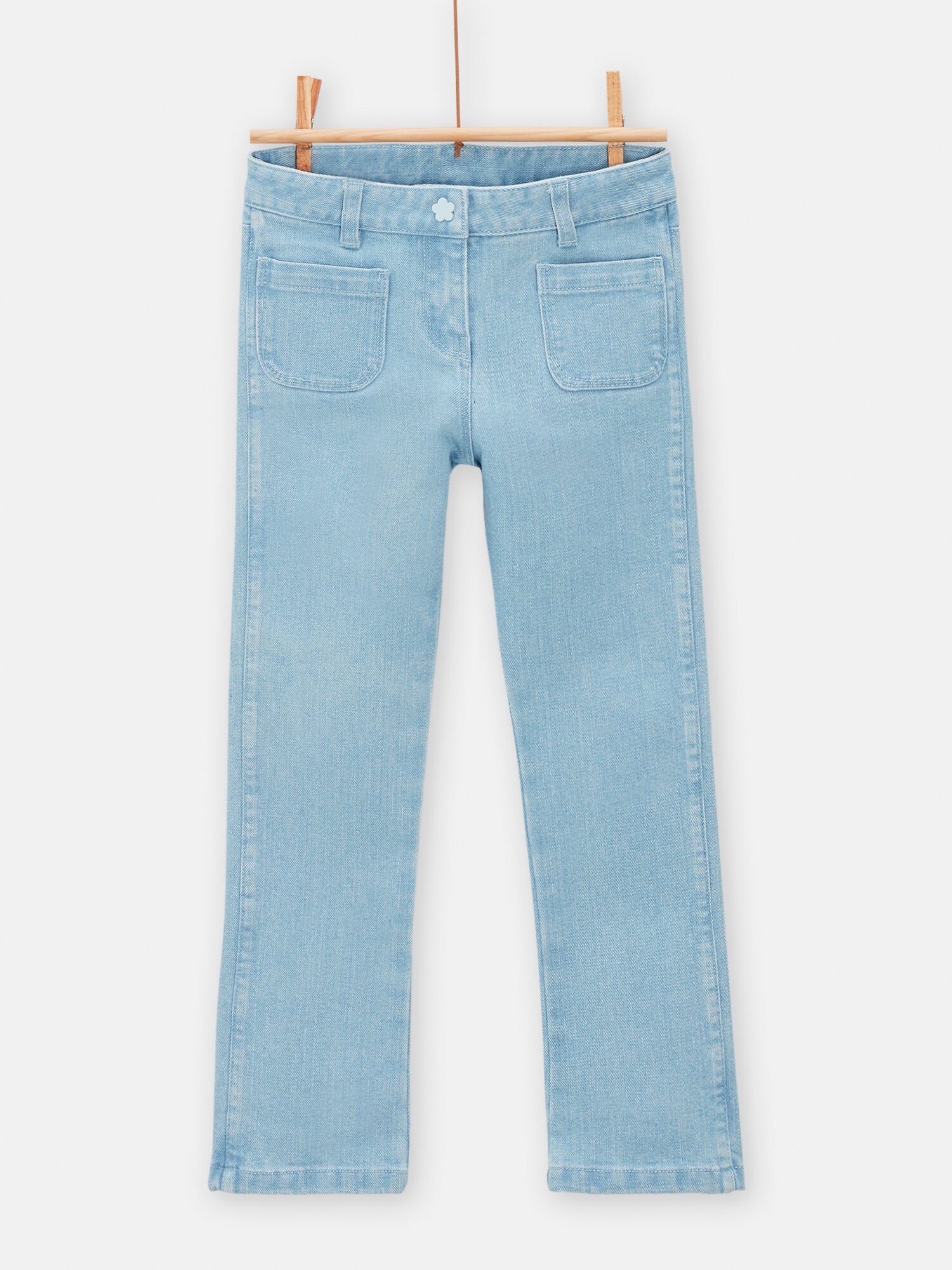 Jeans vita alta bambina shop