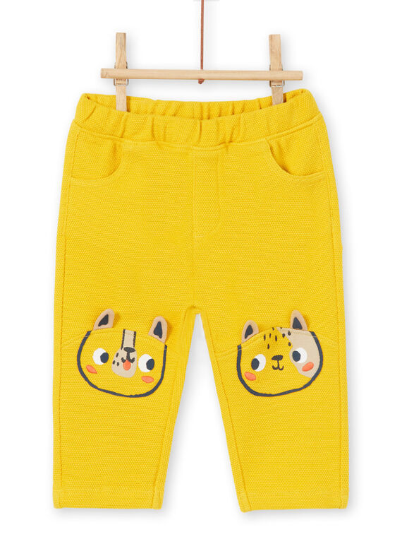 Pantaloni gialli neonato LUNOPAN1 / 21SG10L1PAN106