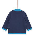 Gilet a tinta unita con animazioni sulle tasche PUGOHOJOG / 22WG10O1GIL715
