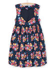 Abito nero con stampa a fiori RAJUNROB1 / 23S901U3ROBC243