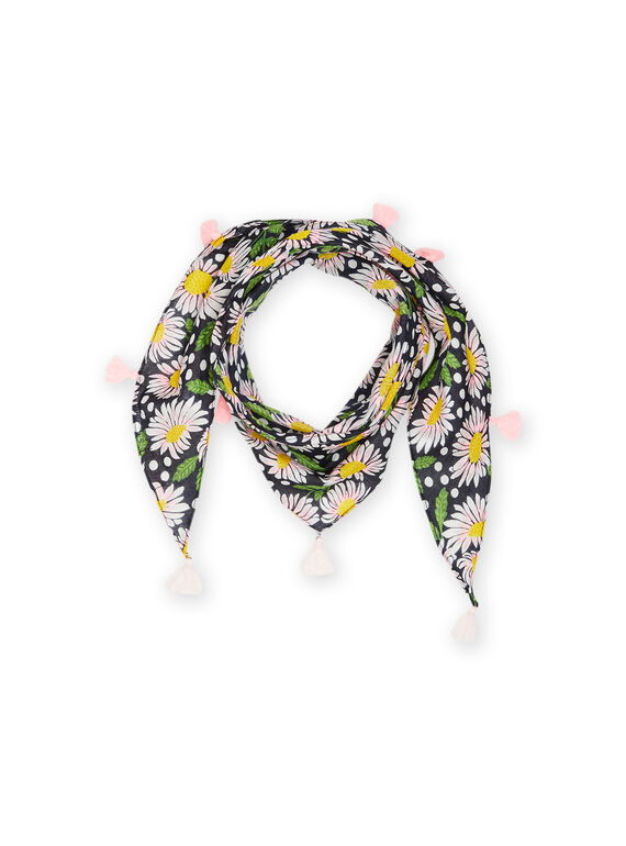 Foulard nero bambina NYASOFOUL1 / 22SI01Q1FOUC243