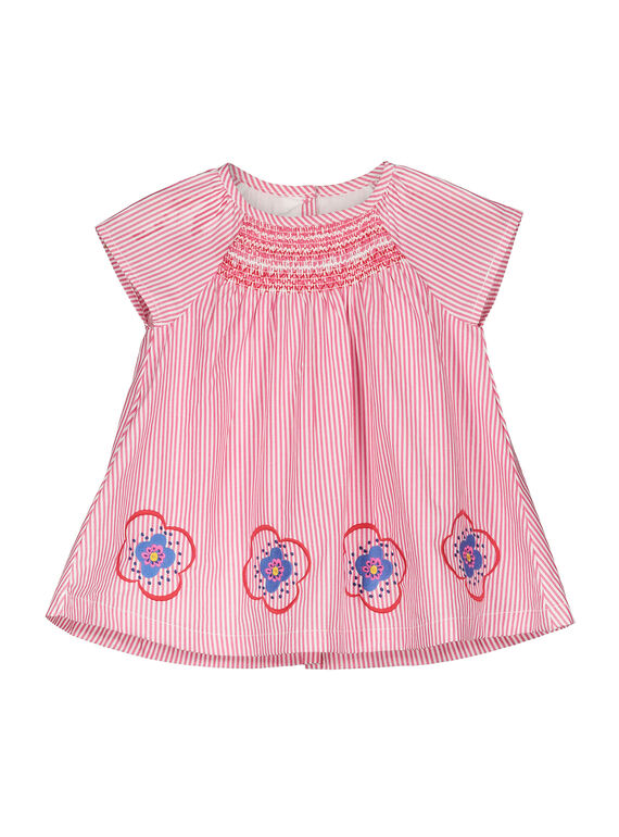Abito a righe neonata FICOROB1 / 19SG0981ROB030