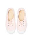 Sneakers in tela rosa chiaro bambina NATOILCIEPI / 22KK3597D16321