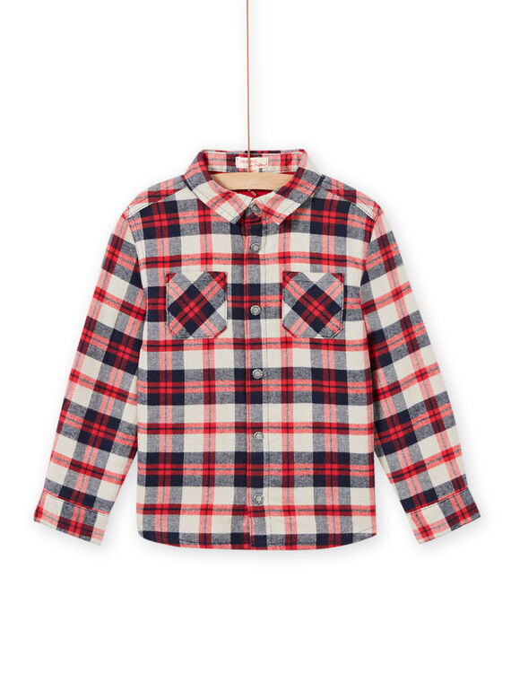 Camicia a quadri in flanella bambino MOFUNCHEM / 21W902M1CHM810