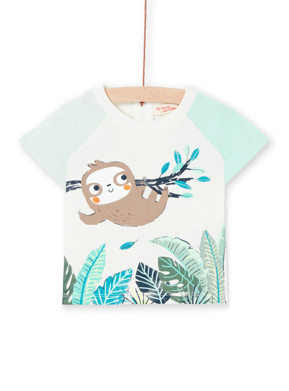 T-shirt ecrù neonato LUVERTI2 / 21SG10Q2TMC001