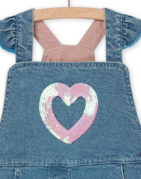 Abito salopette in jeans PAKAROB1 / 22W901L3ROBK005