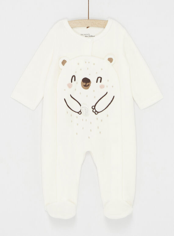 Tutina panna con motivo orso SOU1GRE4 / 23WF0511GREA001