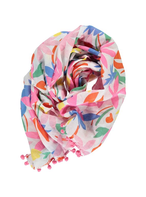 Girls' fancy scarf CYAMAFOUL / 18SI01U1FOU099