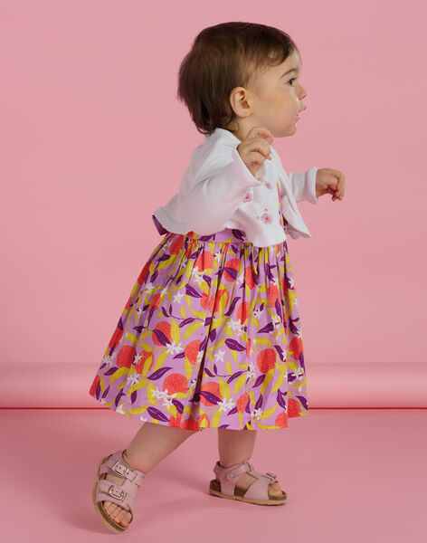 Cardigan con motivi a fiori RINEOCAR / 23SG09O1CAR000