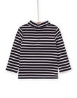 Dolcevita ecrù e navy a righe PUJOSOUP2 / 22WG10C1SPLC205