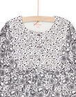 Abito a maniche lunghe con stampa a fiori PAREROB1 / 22W901T3ROBJ901