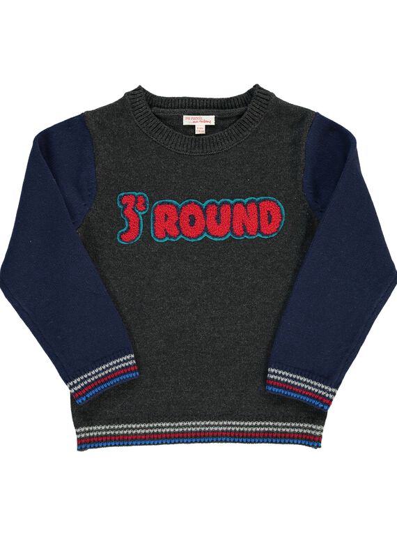 Boys' fancy sweater DOTRIPUL / 18W902D1PUL944
