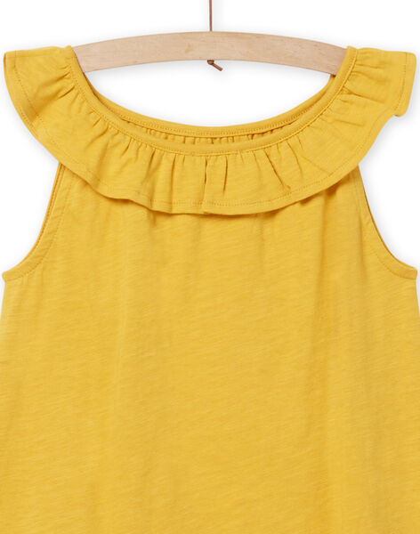 Golden yellow TANK TOP NAJODEB3 / 22S901C1DEB106