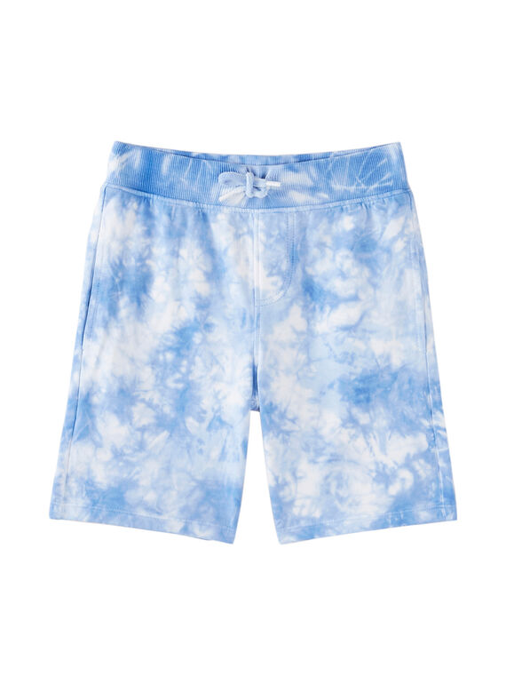 Bermuda felpati bambino in vero tie-dye JOQUABER4 / 20S902R2BER000