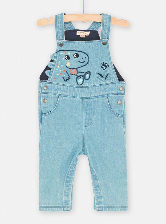 Salopette denim chiara confortevole neonato SUVERSAL / 23WG10J1SALP272