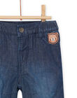 Pantaloni in light denim tinta unita PUPRAJEAN / 22WG10S2PANP274