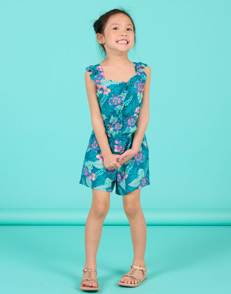 Tuta petrolio bambina NAFICOMB2 / 22S901U2CBL715