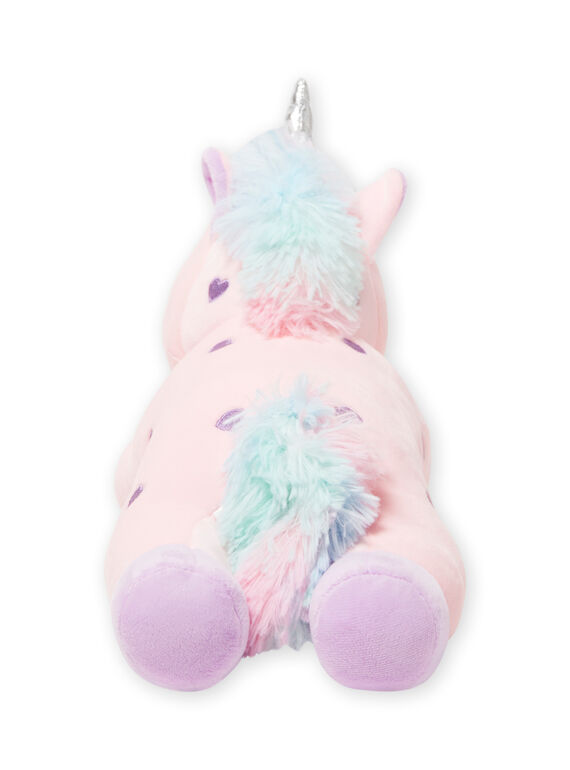 Peluche unicorno rosa con cuoricini viola JLicorne rose / 20T8GF1BPE2099