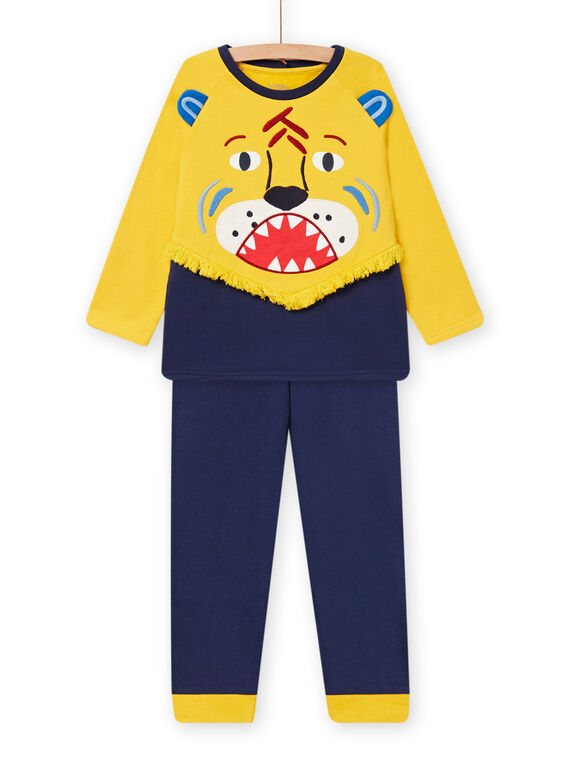 Completo pigiama fosforescente con motivo leone bambino NEGOPYJLION / 22SH12E3PYJ114