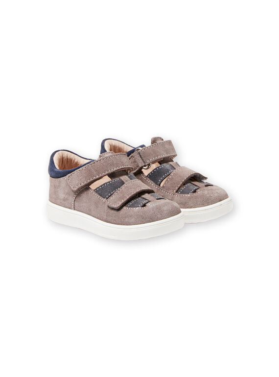 Scarpe baby grigie neonato LBGSALGREY / 21KK3831D13940