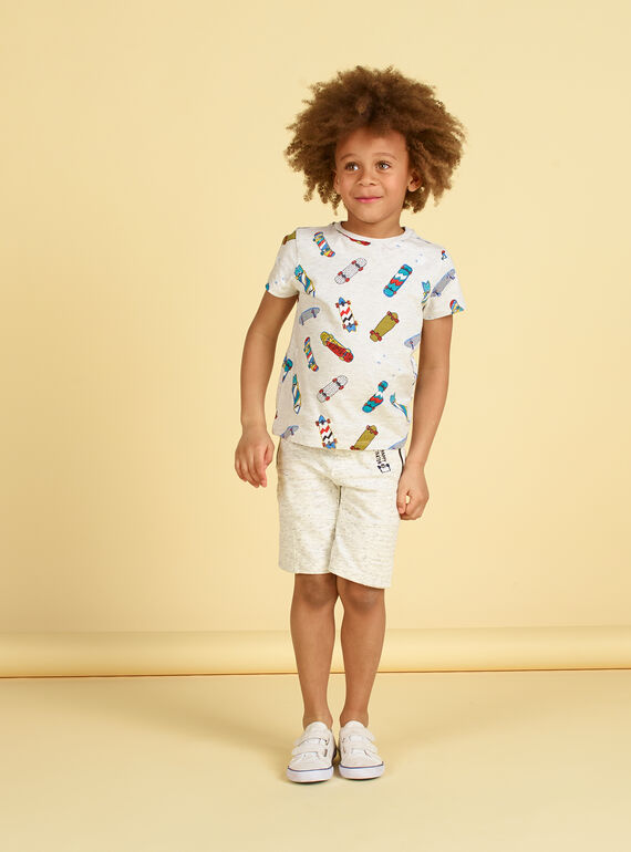 Bermuda grigio melange - Bambino LOPOEBER / 21S902Y1BER943