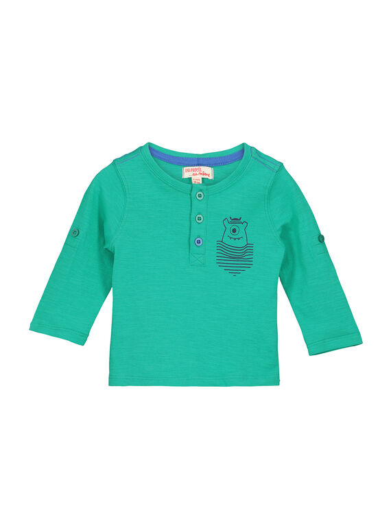 T-shirt collo alla tunisina neonato FUJOTUN4 / 19SG1034TML630