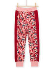 Pantaloni sportivi con stampa foglie PAPRABAJOG / 22W901S1JGBD324