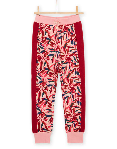 Pantaloni sportivi con stampa foglie PAPRABAJOG / 22W901S1JGBD324