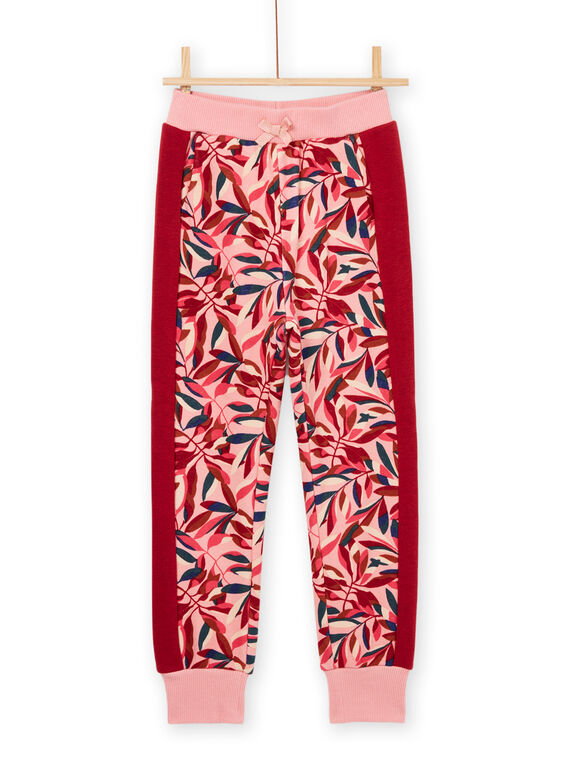 Pantaloni sportivi con stampa foglie PAPRABAJOG / 22W901S1JGBD324