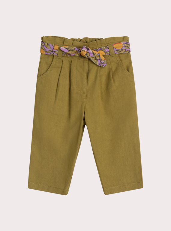 Pantaloni vegetali per neonata  WILIPAN / 25SG09T1PANG624