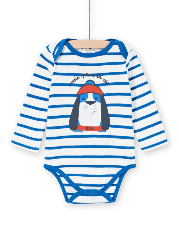 Body corredo bambino a maniche lunghe a righe cagnolino marinaio LEGABODOG / 21SH142ABDL001