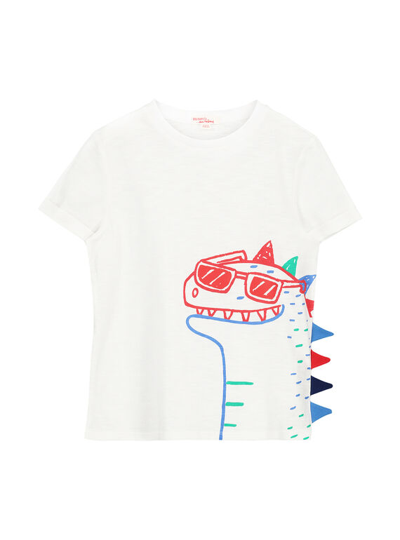 T-shirt a righe dinosauro bambino FOTOTI4 / 19S902L4TMC000