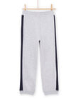 Pantaloni sportivi grigio melange e blu POJOJOB3 / 22W902D2JGBJ922