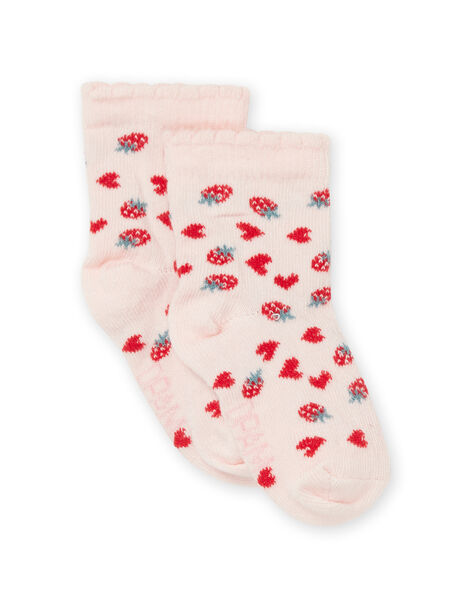 Calze con stampa fragole e cuori RYIJOSOQ3 / 23SI0976SOQD310