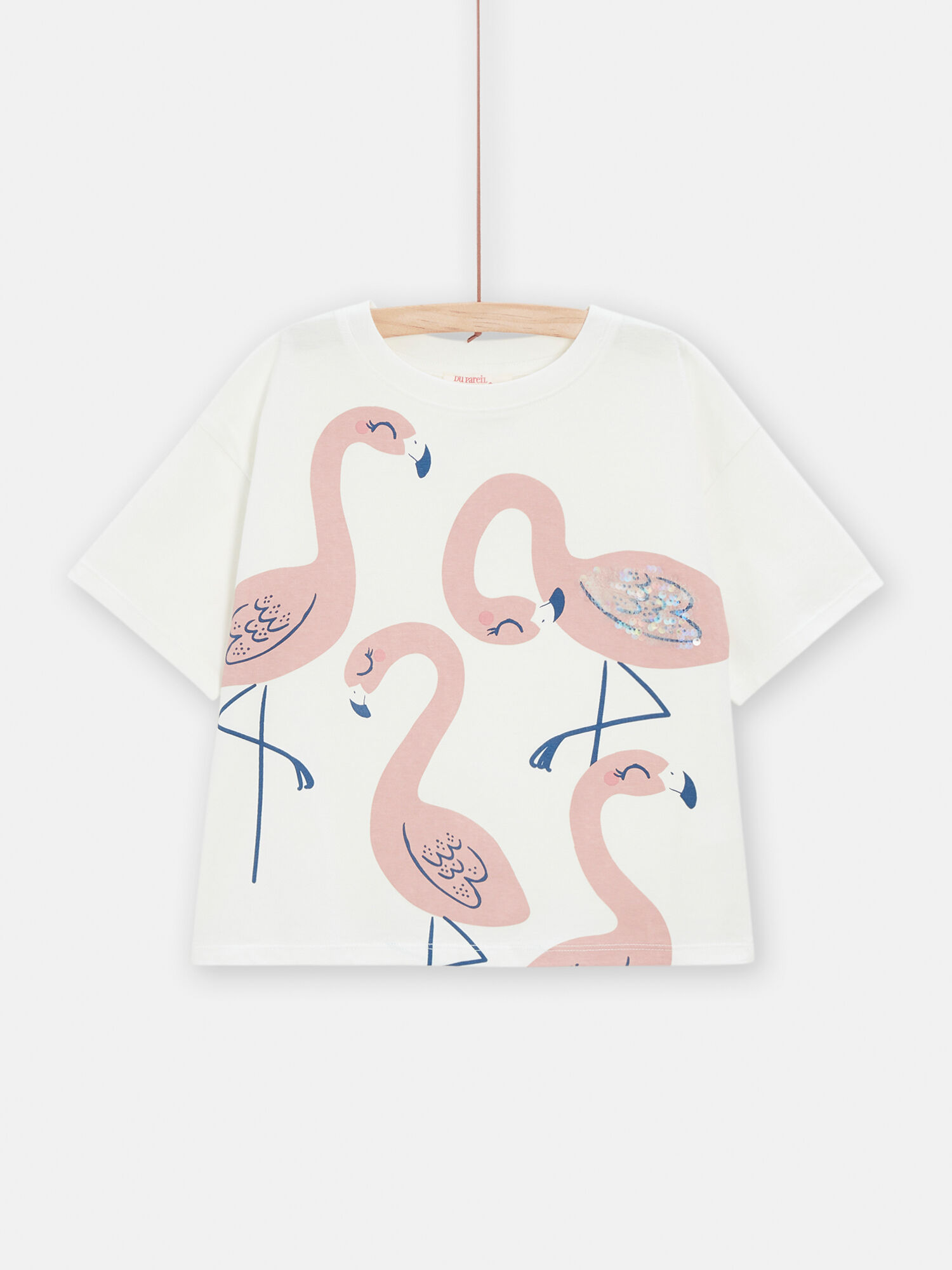 T shirt bianca con paillettes hot sale