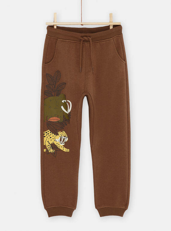 Pantaloni sportivi corteccia con motivo preistoria SOCOUJOG / 23W902L1JGBI809