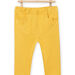 Pantaloni gialli a pois e tasche cuori neonata