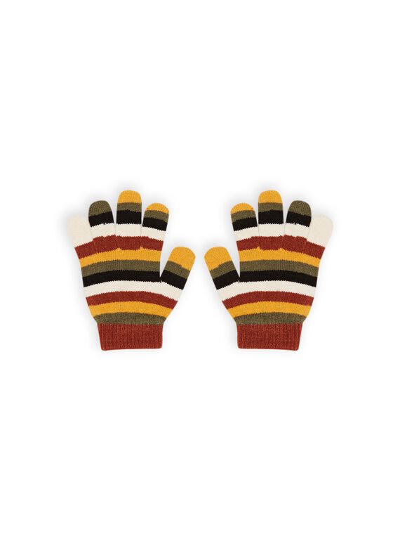 Guanti a righe bambino MYOGROGAN6 / 21WI0267GAN809