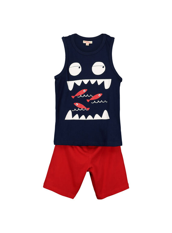 Completo canottiera e shorts bambino FOPLAENS1 / 19S902P1ENS070