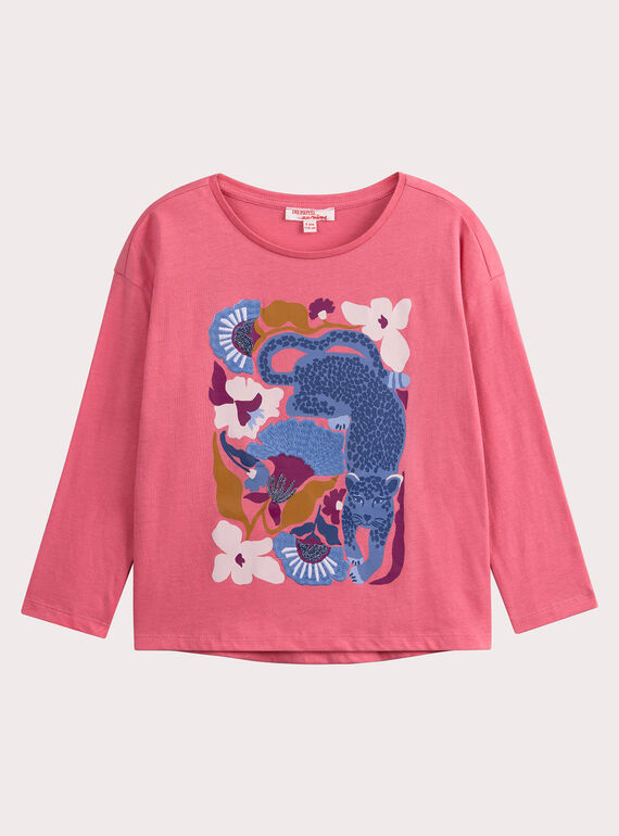 T-shirt a maniche lunga rossa VADATEE1 / 24W90121TML404