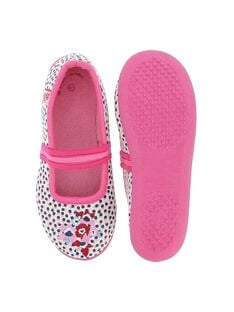 Girls' ballet pump slippers CFBALFLEUR / 18SK35X3D07030