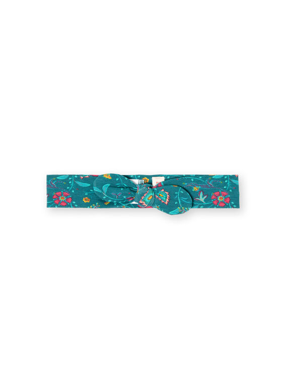 Fascia petrolio con stampa a fiori neonata MYITUBAN / 21WI09K1BAN714