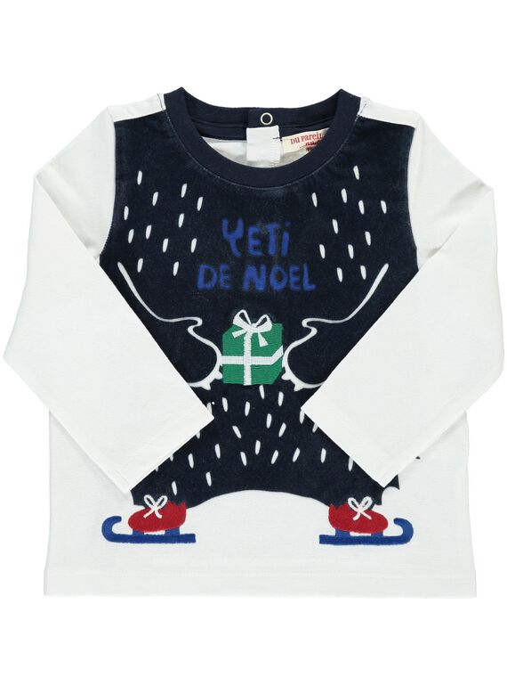 Baby boys' Christmas T-shirt DUCRATEE / 18WG10R1TML000