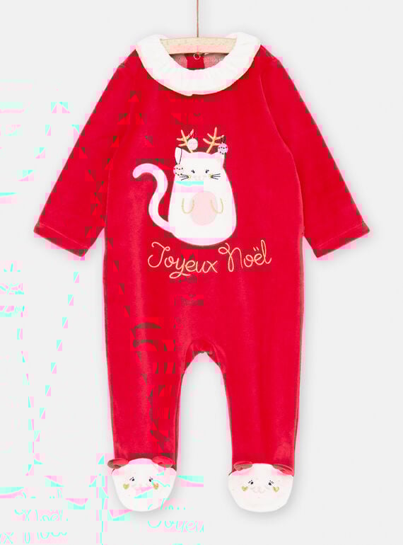 Tutina natalizia rossa neonata SEFIGRENO / 23WH13T1GREF529