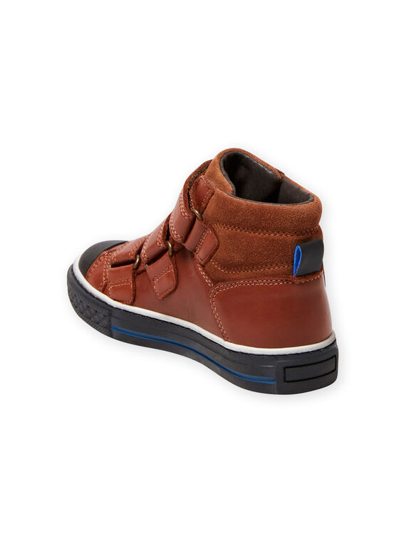 Sneakers alte cammello bambino MOBASTRIVTAN / 21XK3652D3F804