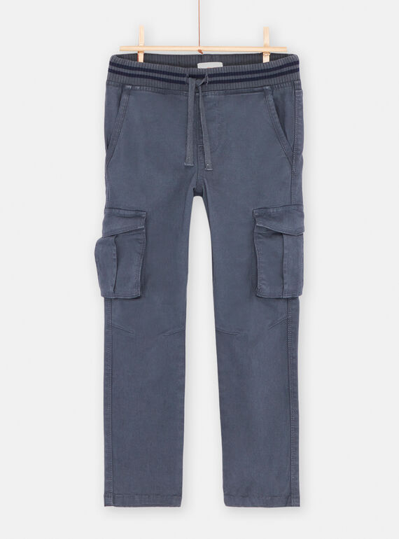 Pantaloni cargo grigi bambino SOJOPAMAT2 / 23W902M4PANJ904